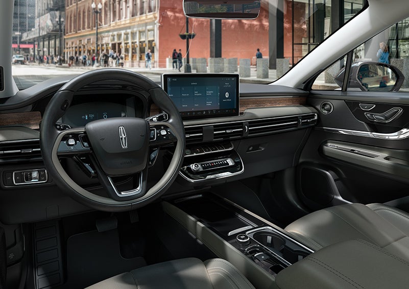 The interior dashboard of 2024 Lincoln Corsair® SUV is shown here. | George Ballentine Lincoln in Greenwood SC