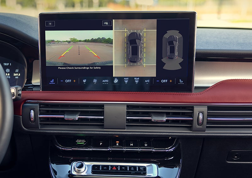 The large center touchscreen of a 2024 Lincoln Corsair® SUV is shown. | George Ballentine Lincoln in Greenwood SC