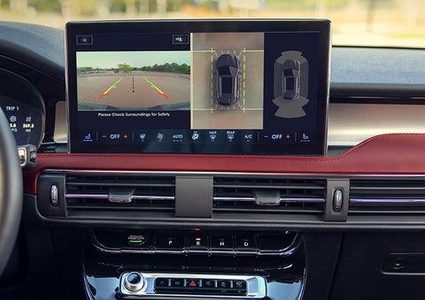 The driver of a 2024 Lincoln Corsair® SUV is shown selecting the drive mode. | George Ballentine Lincoln in Greenwood SC