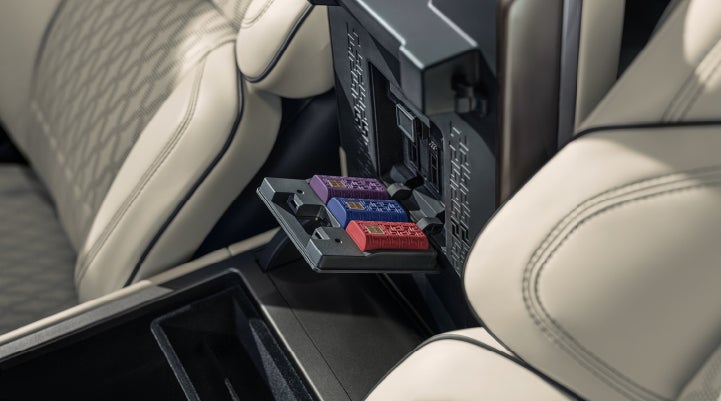 Digital Scent cartridges are shown in the diffuser located in the center arm rest. | George Ballentine Lincoln in Greenwood SC